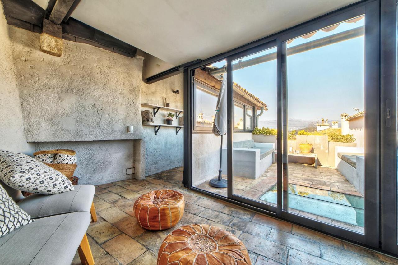 Townhouse Mougins In The Old Village, Fantastic View, Sea And Mountains Esterno foto